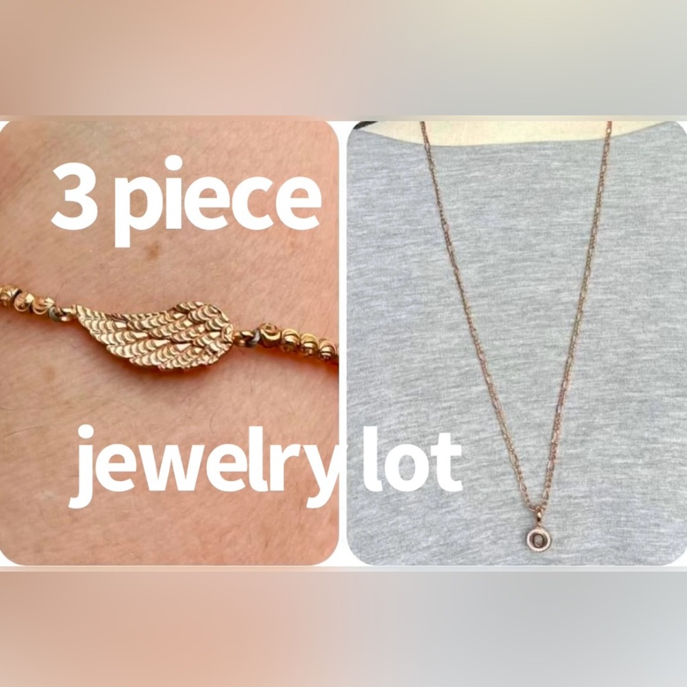 Jewelry lot-3 piece NIP-S925, EUC, GUC, rose gold plated- jewelry